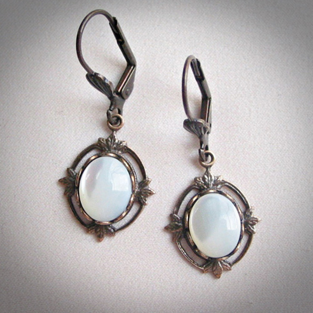 Small Mother of Pearl Earrings