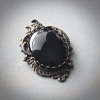 Large Black Onyx Brooch/Pendant $68.00