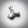 Creamy Riverstone Earrings