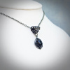 Small Black Onyx Pendant Necklace