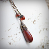 Red Agate and Vintage Style Pendulum - Balancing