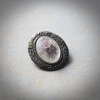 Small Frosted Floral Brooch/Pendant
