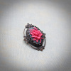 Petite Red Rose Cameo